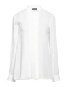 Emporio Armani Woman Top White Size 6 Polyester