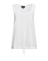 Emporio Armani Woman Top White Size L Linen