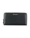 Emporio Armani Woman Wallet Black Size - Cow Leather In Black