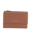Emporio Armani Woman Wallet Brown Size - Synthetic Fibers In Brown