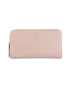 Emporio Armani Woman Wallet Light Brown Size - Bovine Leather, Goat Skin In Beige