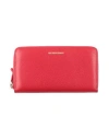 Emporio Armani Woman Wallet Red Size - Cow Leather