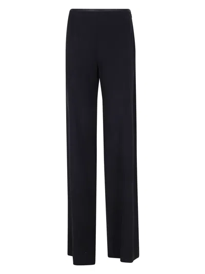 EMPORIO ARMANI WOMEN'S CADY TEXTURE PALAZZO TROUSERS
