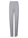 Emporio Armani Cady Trousers In Beige
