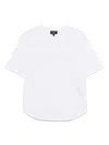 Emporio Armani Crew Neck Short Sleeves Cotton T-shirt In White