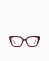 Emporio Armani Women's Cat-eye Frame In Burgundy