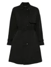 Emporio Armani Cotton Blend Trench Coat