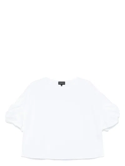 EMPORIO ARMANI WOMEN'S COTTON BLOUSE TOP
