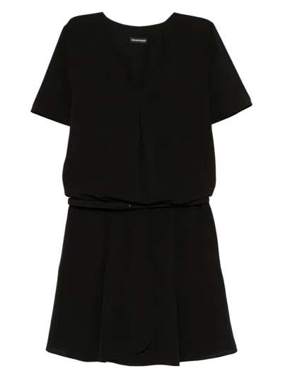 Emporio Armani Women's Cotton Crepe Short Dress
