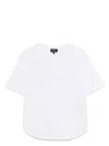 Emporio Armani Crew Neck Short Sleeves Cotton T-shirt In White
