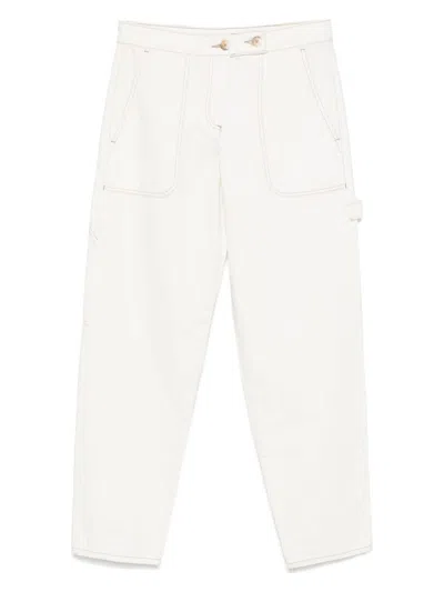 EMPORIO ARMANI WOMEN'S COTTON TROUSERS