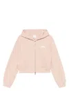 Emporio Armani Cotton Drop Shoulder Zippered Hoodie