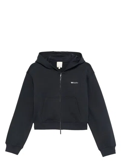 EMPORIO ARMANI WOMEN'S COTTON ZIPPED HOODIE