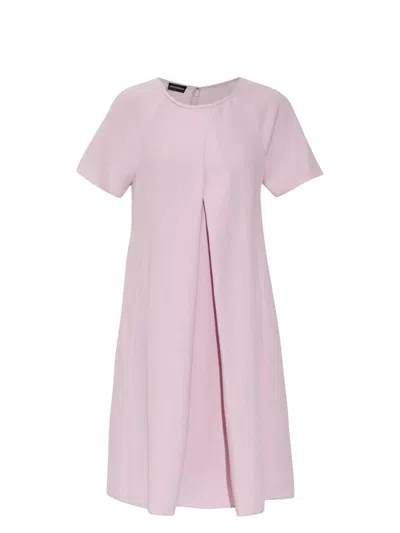 EMPORIO ARMANI WOMEN'S CREW NECK MINI DRESS