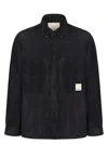 Emporio Armani Women's Dark Suede Shirt