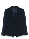 Emporio Armani Tailored Blazer With Buttoned Cuffs And Vents