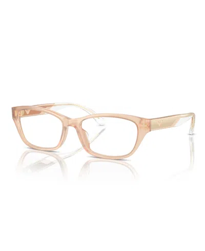 Emporio Armani Women's Eyeglasses, A3238u In Shiny Opaline Tundra