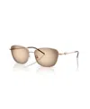 Emporio Armani Women's Geometric Sunglasses, Ea2170 In Gold