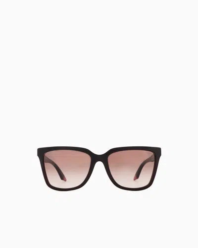 Emporio Armani Women's Irregular-shaped Sunglasses In Brown