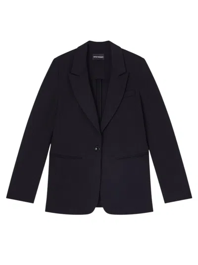 Emporio Armani Women's Jackets  - Blazer Jacket - Black