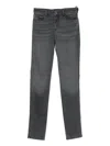 Emporio Armani Skinny Denim Jeans In Black