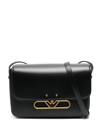 EMPORIO ARMANI WOMEN'S LARGE LEATHER SHOULDER BAG