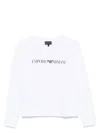 Emporio Armani Official Store Sweatshirts Ohne Kapuze In White