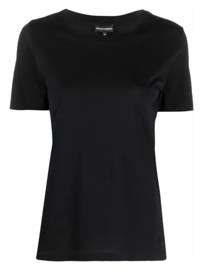 EMPORIO ARMANI WOMEN'S LOGO COTTON T-SHIRT