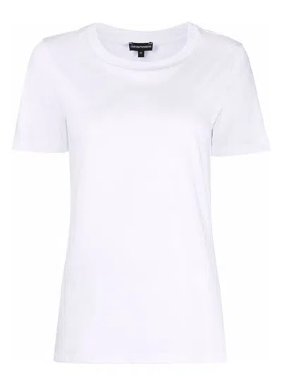 EMPORIO ARMANI WOMEN'S LOGO COTTON T-SHIRT