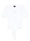 Emporio Armani Logo Cotton T-shirt In White