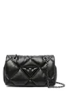 Emporio Armani Quilted Faux-leather Shoulder Bag