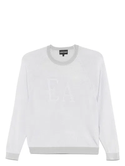 EMPORIO ARMANI WOMEN'S LOGO STRIPED SWEATER