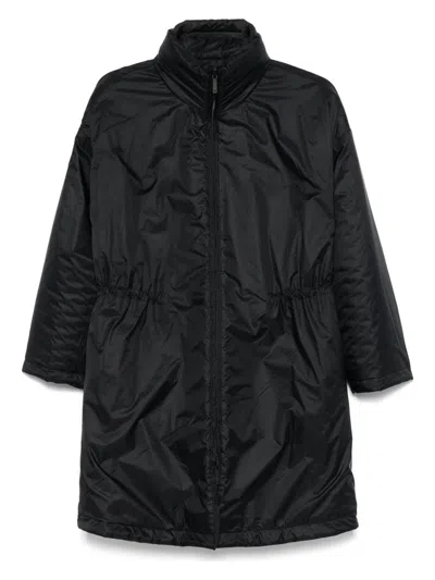 EMPORIO ARMANI WOMEN'S NYLON MIDI COAT