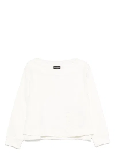 EMPORIO ARMANI WOMEN'S ORGANIC COTTON SWEATSHIRT