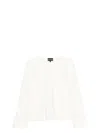 Emporio Armani Cotton Blazer Jacket With Shoulder Pads And Side Slit Pockets