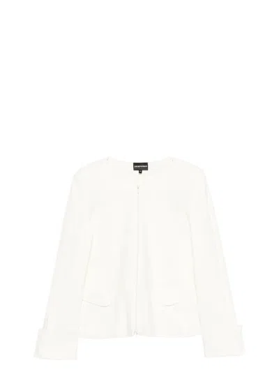 EMPORIO ARMANI WOMEN'S RIBBED JACKET