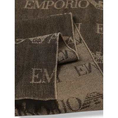 Emporio Armani Women's Scarf  Em004238af21541-f6138 Multicolor In Brown