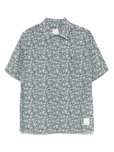 Emporio Armani Women's Shirts Clear Blue