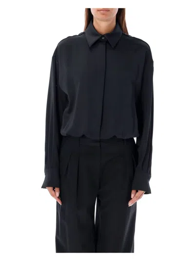 EMPORIO ARMANI WOMEN'S SILK BODY BLOUSE TOP