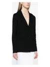 Emporio Armani Single-breasted Blazer Jacket In Black