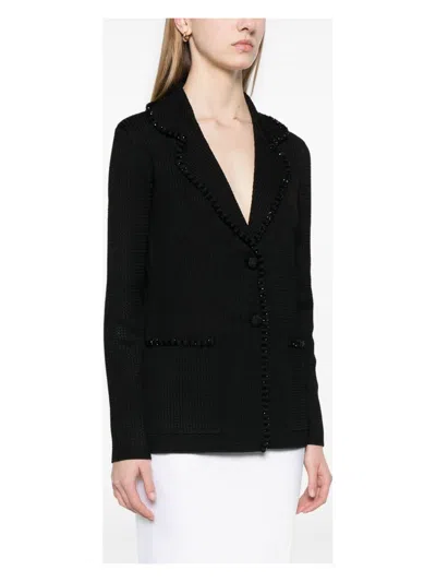 EMPORIO ARMANI WOMEN'S SINGLE-BREASTED BLAZER JACKET