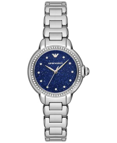 Emporio Armani Women's Stainless Steel Bracelet Watch 32mm In Metallic
