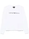 Emporio Armani Official Store Sweatshirts Ohne Kapuze In White