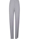 Emporio Armani Cady Trousers In Beige