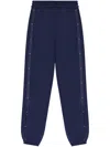 Shop Emporio Armani Women's Trousers Blue