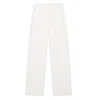 Emporio Armani Straight-leg Trousers In White