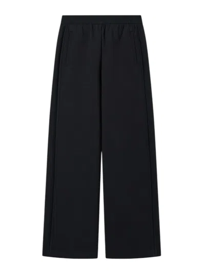 Emporio Armani Straight-leg Sweatpants In Black