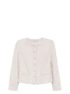 Emporio Armani Tweed Short Blazer Jacket