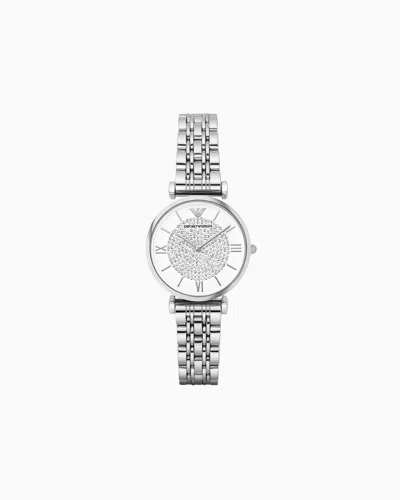 Emporio Armani Women's Two-hand Stainless Steel Watch In Metallic