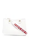 Emporio Armani Women's White Logo-print Bag With Handles In Whitegold